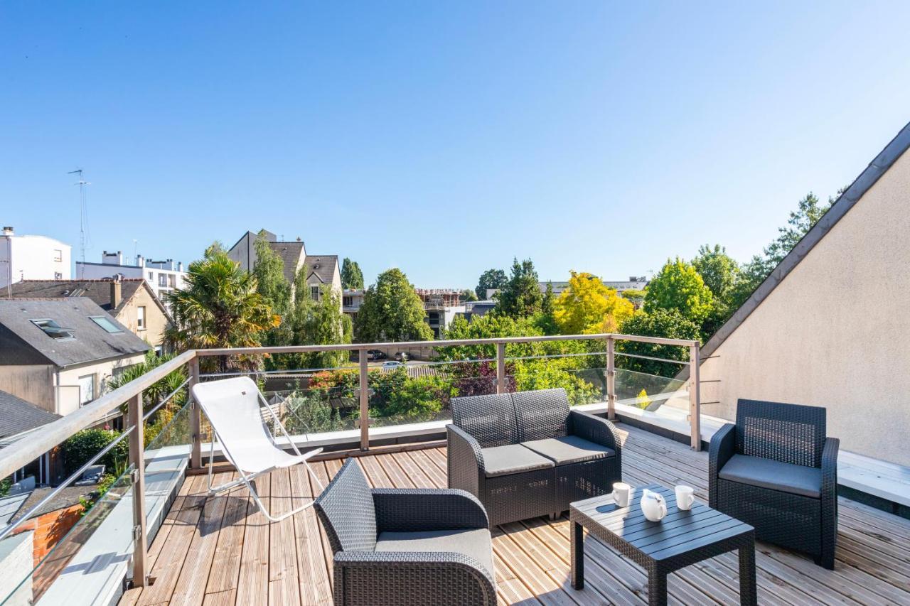 Teranga - Studio Avec Grande Terrasse Dans Rennes Exterior photo